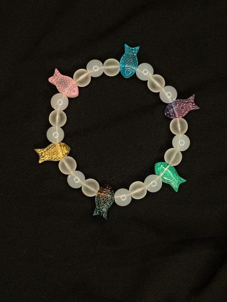 Rainbow reef bracelet — handmade bracelet by Beadiverse
